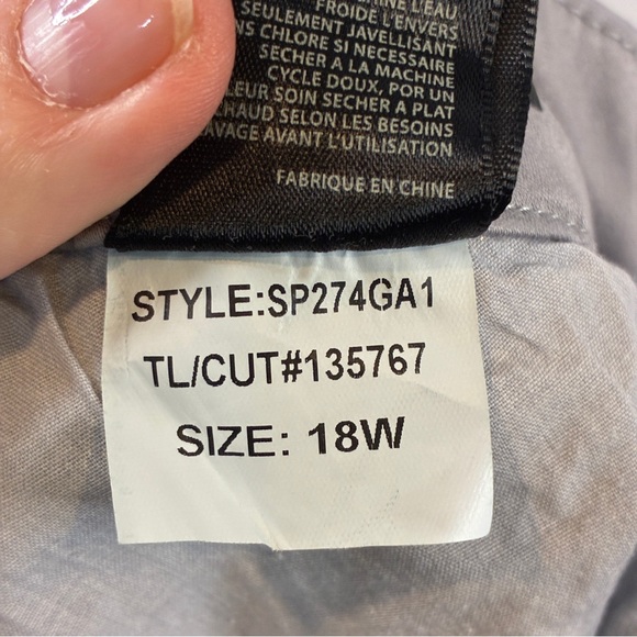 Kut from the Kloth Women’s 18W Grey Ankle Pants Cotton/Rayon/Spandex Work Casual - Picture 4 of 11